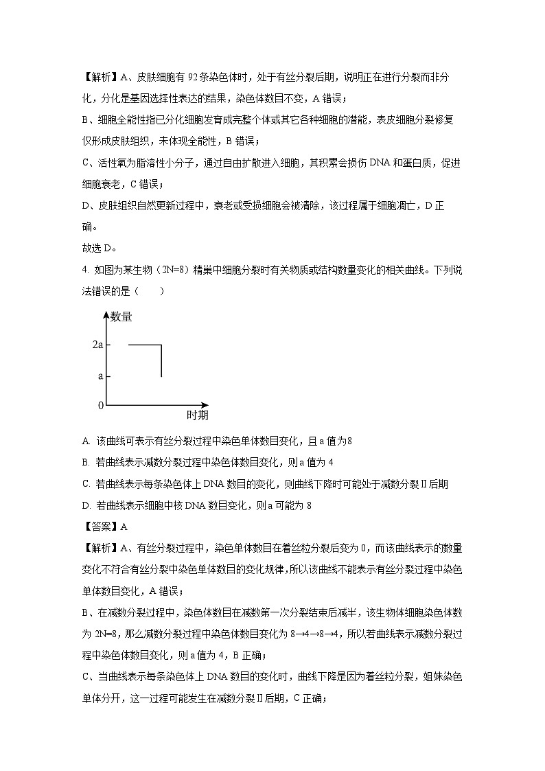 【生物】甘肃省靖远县2025-2026学年高三上学期12月月考(解析版)第3页