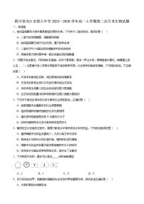 四川省内江市第六中学2025-2026学年高一上学期第二次月考生物试卷（含答案）