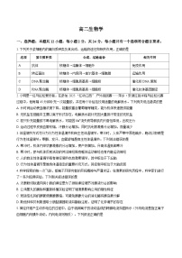 江西萍乡市2025-2026学年高二上学期期末生物试卷含答案