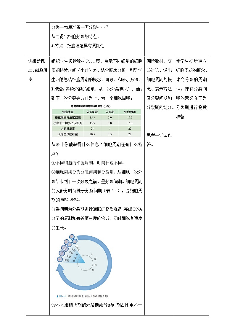 6.1 细胞的增殖(第1课时)教学设计---2025-2026学年高一上学期《生物》(人教版)必修1第3页