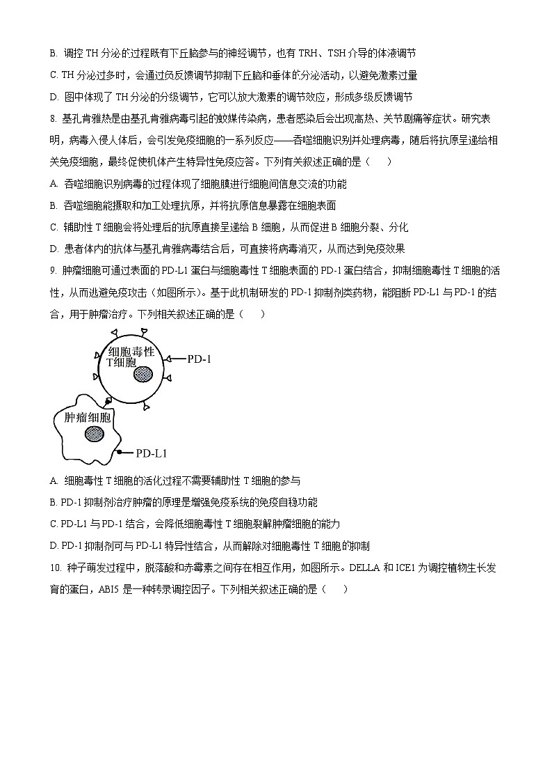 河南鹤壁市2025-2026学年高二上学期期末考试生物试题(试卷+解析)第3页