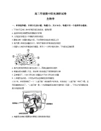 江苏省苏州市2025_2026学年高二上学期期中阳光调研生物试题（文字版，含答案）