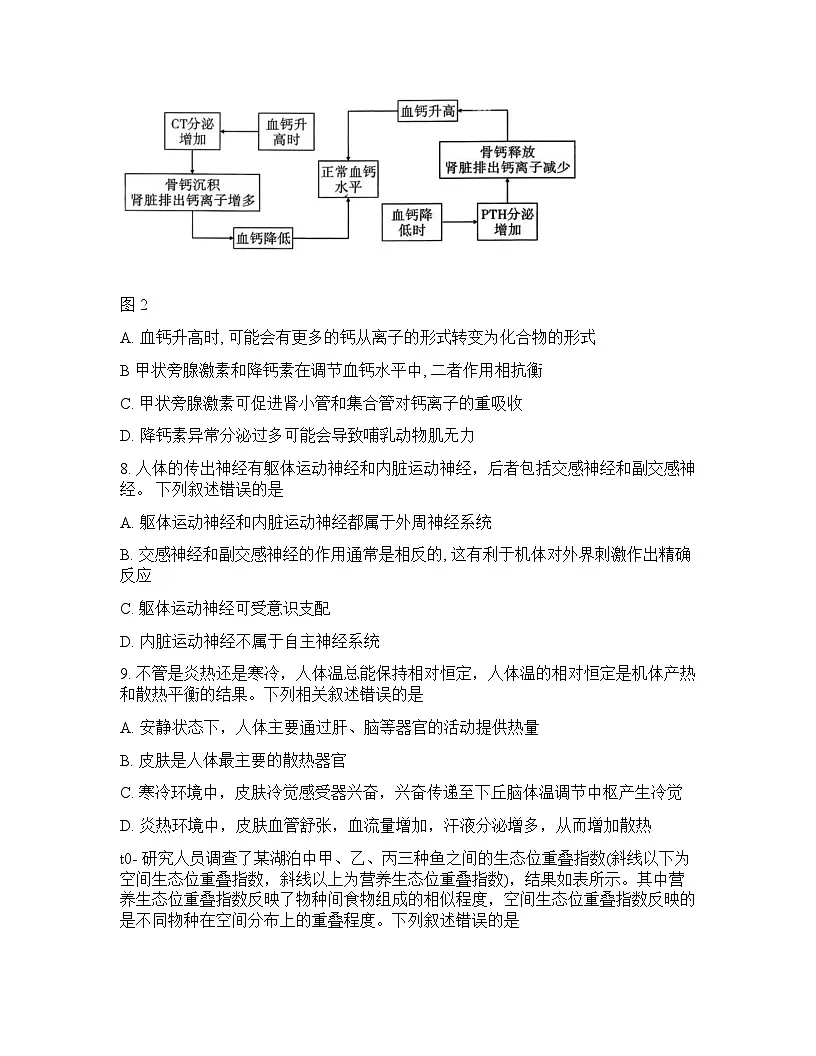 云南师范大学附属中学2025-2026年下学期月考八生物试卷含答案第3页