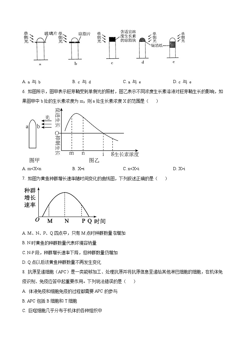 天津市和平区2025-2026学年高二上学期期末生物试卷(试卷+解析)第2页