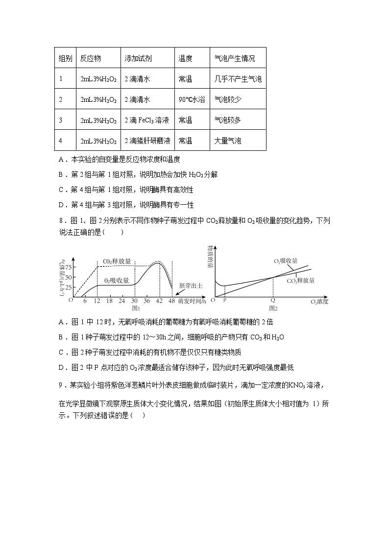 内蒙古鄂尔多斯市第一中学2025-2026学年高一下学期开学考试生物试题含答案第3页