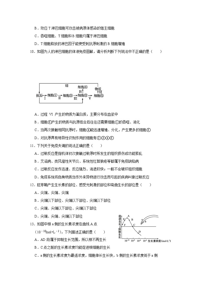 2018-2019学年新疆第二师华山中学高二上学期期末考试生物试题 Word版第3页