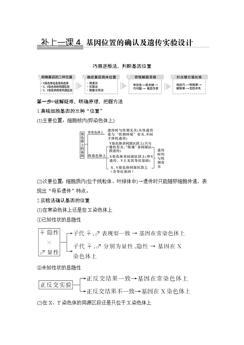 2019创新设计高考生物一轮复习教师用书:补上一课4第1页