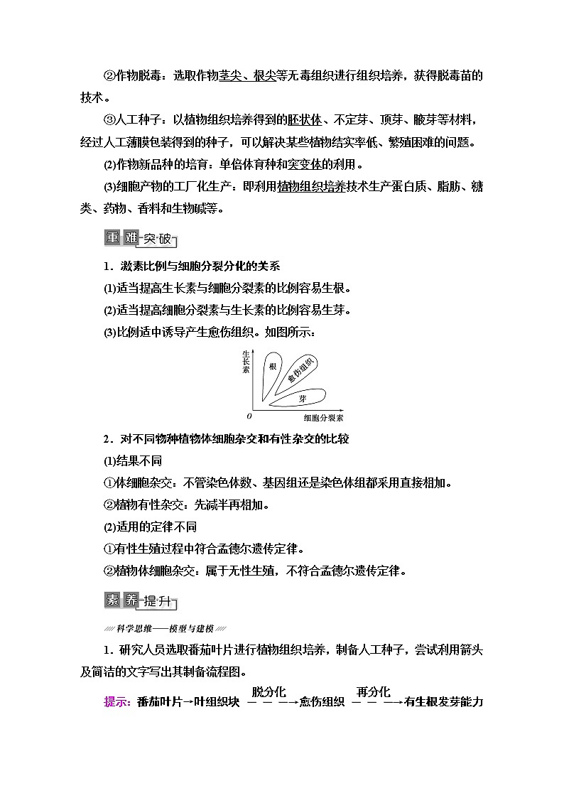2021高三生物人教版一轮教师用书:选修3第2讲 细胞工程第3页