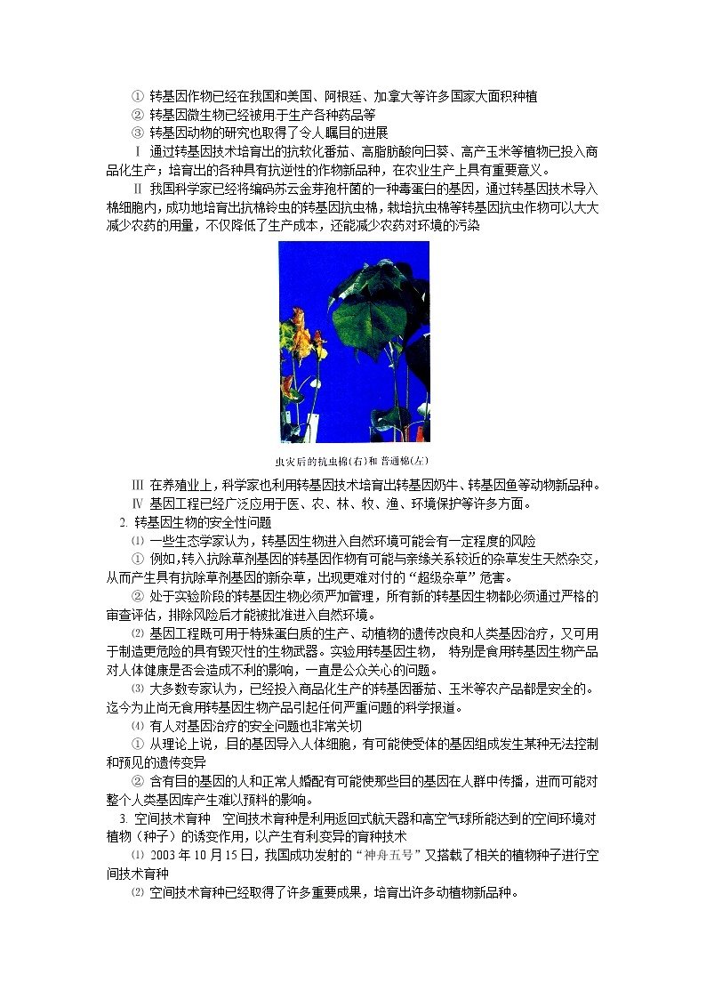 人教高中生物必修2教案：第五章第一节 基因突变与基因重组203