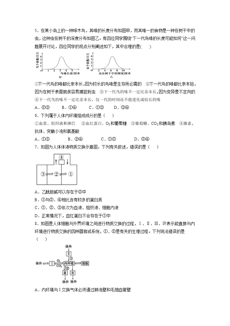 【生物】湖南省邵东县创新实验学校2018-2019学年高二上学期期中考试试题02