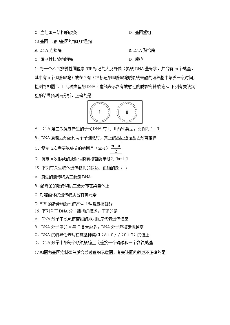 【生物】福建省晋江市南侨中学2018-2019学年高二下学期第一次月考(理)试题第3页