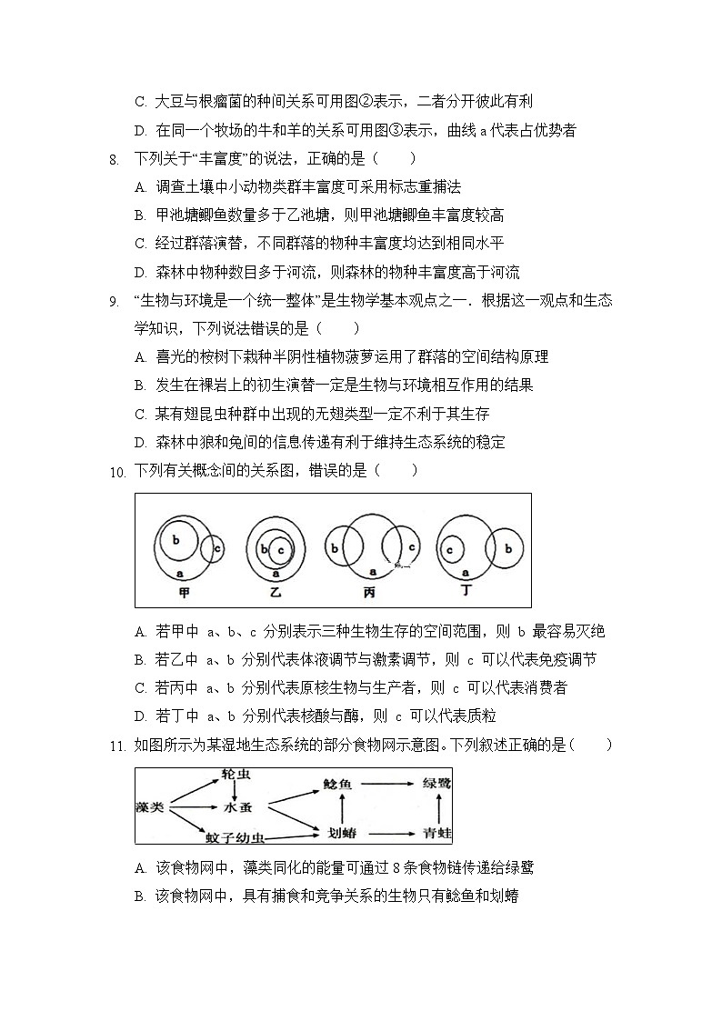 【生物】河北省大名县一中2018-2019学年高二上学期17周周测试卷03