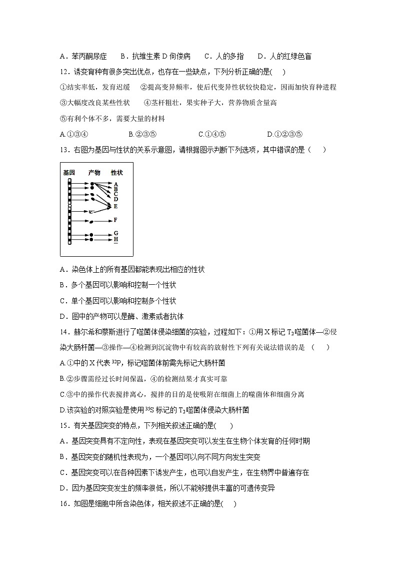 【生物】江西省鄱阳第一中学2019-2020学年高二上学期第二次检测试题第3页