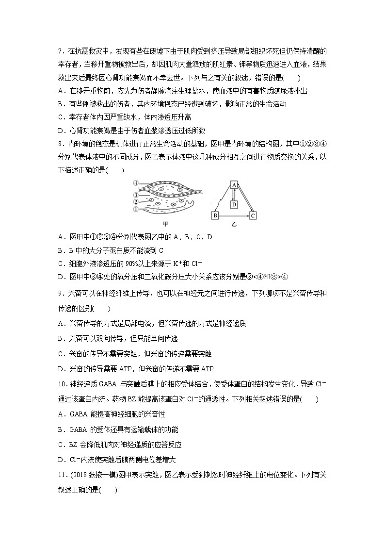 【生物】山东省东营市利津一中2019-2020学年高二上学期期中考试试卷(解析版)02