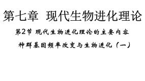 高中第七章 现代生物进化理论第2节 现代生物进化理论的主要内容本节综合课文内容ppt课件