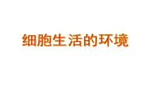 高中生物人教版 (新课标)必修3《稳态与环境》第1章 人体的内环境与稳态第1节 细胞生活的环境背景图课件ppt