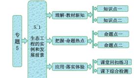 生物选修3《现代生物科技专题》专题5 生态工程综合与测试说课课件ppt