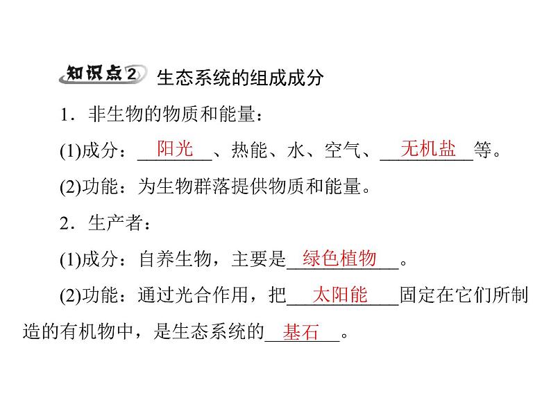 新人教版生物必修三:5.1《生态系统的结构》ppt课件(35页)05