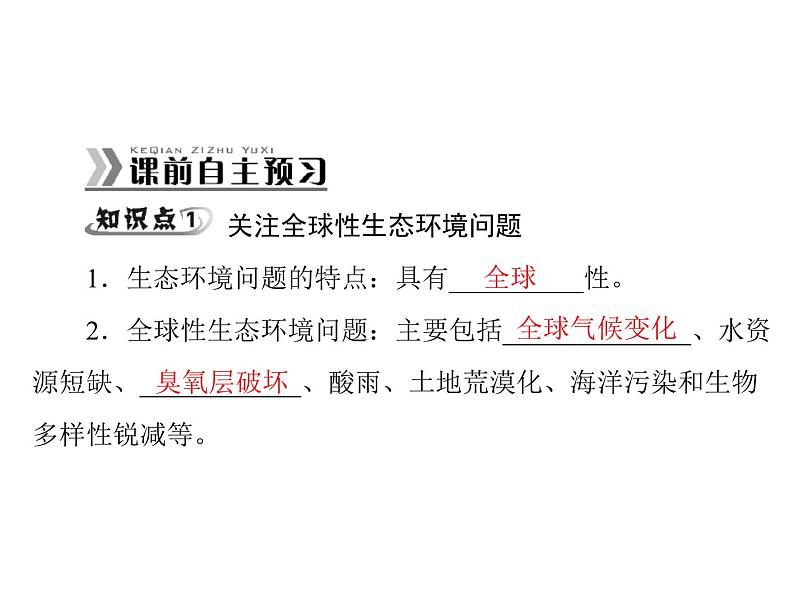 新人教版生物必修三:6.2《保护我们共同的家园》ppt课件(33页)02