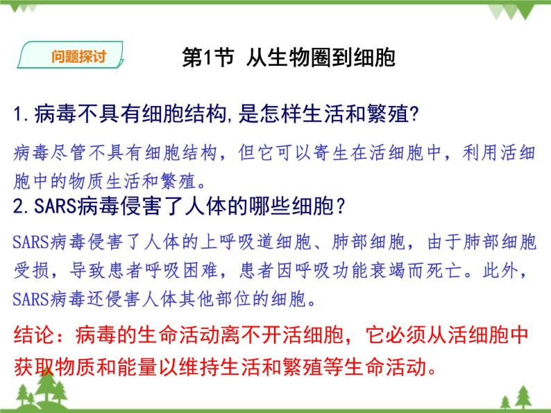 人教版生物必修一1.1《从生物圈到细胞》PPT课件+教学设计+同步练习06