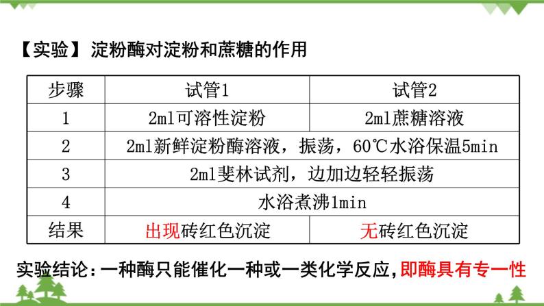 人教版生物必修一5.1《酶的特性》第二课时PPT课件+教学设计+同步练习08