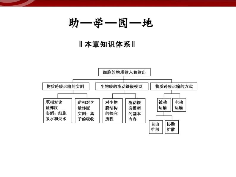 高效课堂同步课件：4章末整合《细胞的物质输入和输出》（必修1）02