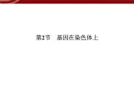 高效课堂同步课件：2-2基因在染色体上（必修2）