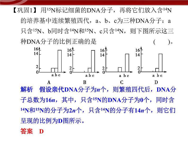 高效课堂同步课件:3-3DNA的复制(必修2)07