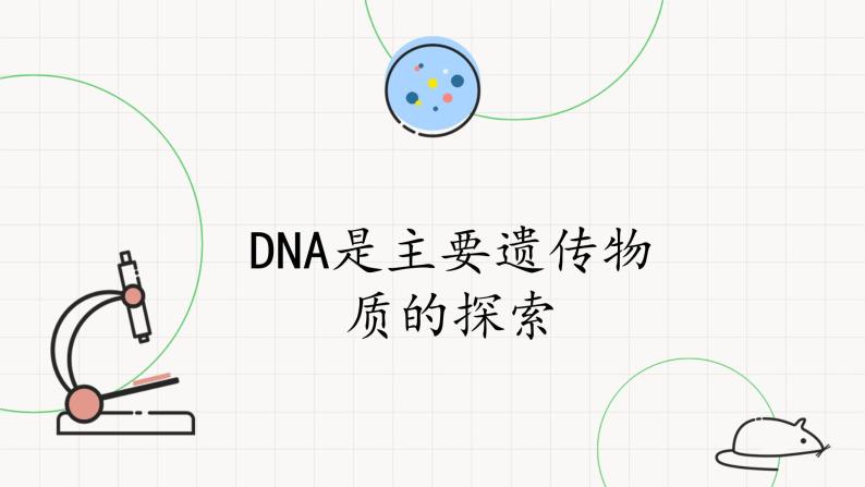 北师大版高中生物必修第二册：DNA是主要遗传物质的探索 课件PPT+教案+学案01