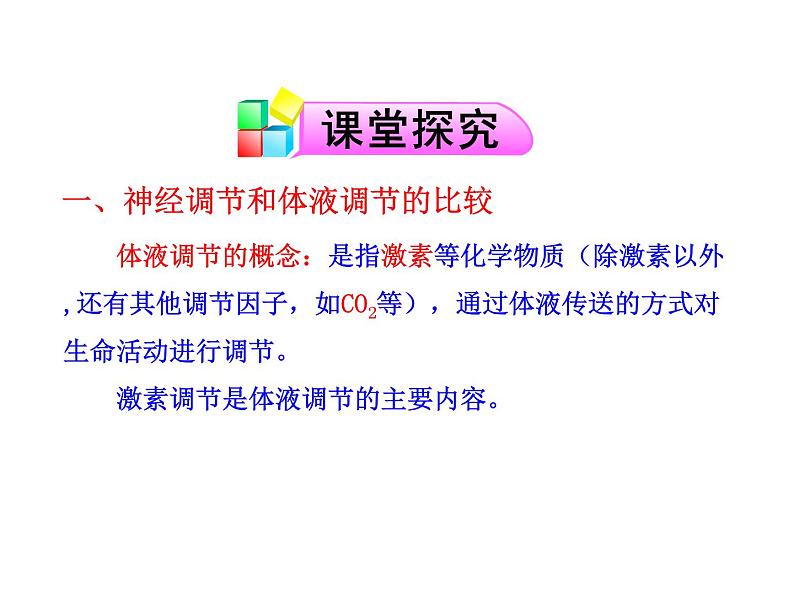高中生物PPT授课课件(人教版必修3)2.3神经调节与体液调节的关系04