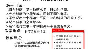 高中生物人教版 (新课标)必修3《稳态与环境》第3节 群落的结构图文ppt课件