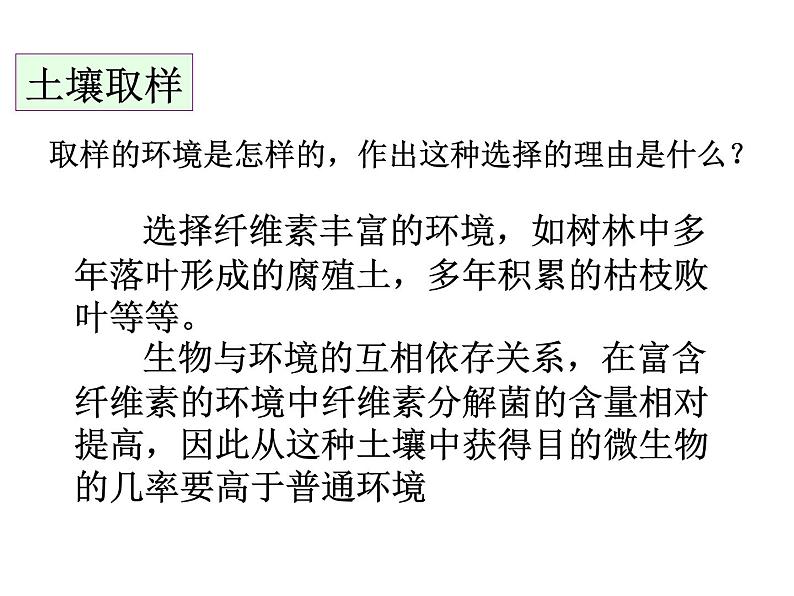 生物:第一部分《实验三 观察土壤中能水解纤维素的微生物》课件1(浙科版选修1)第6页