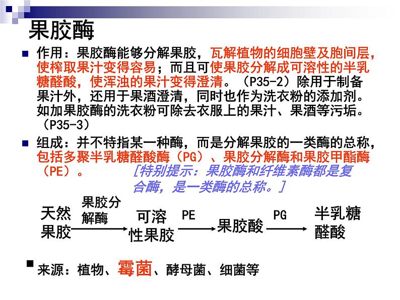 生物:第二部分《实验四 果汁中的果胶和果胶酶》课件11(浙科版选修1)05