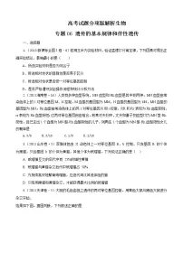 高考试题分项版解析生物 专题06 遗传的基本规律和伴性遗传(原卷版)