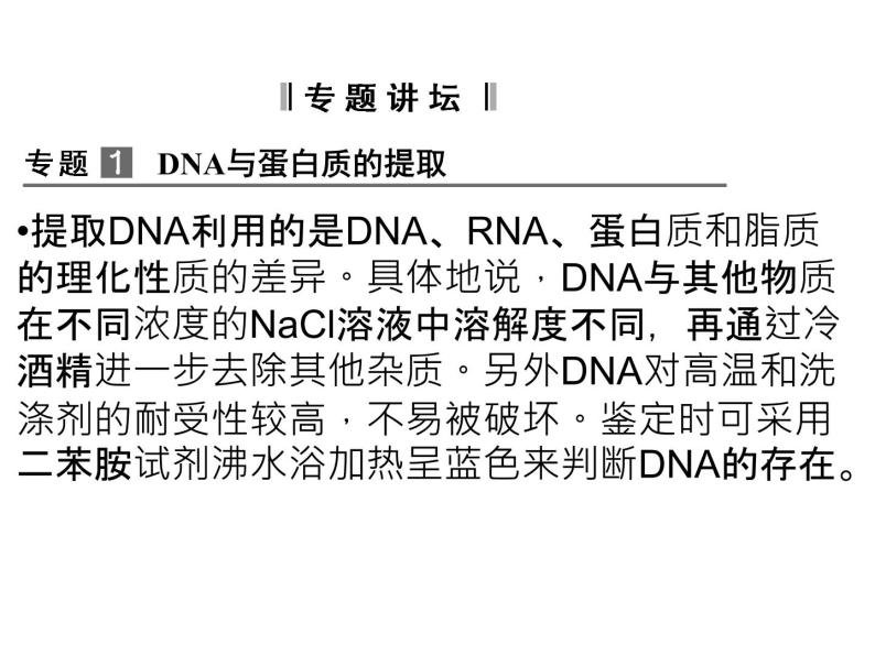 高效课堂同步课件：5专题整合《DNA的蛋白质技术》（选修1）03