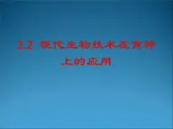 生物：2.2《现代生物技术在育种上的应用》课件（2）（新人教版选修2）