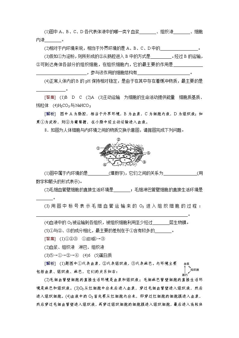 高中生物(人教版 必修3)练习:第1章 第1节03