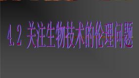 2020-2021学年4.2 关注生物技术的伦理问题评课课件ppt