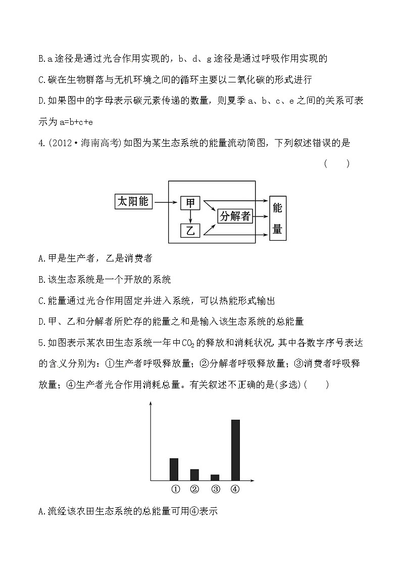 新人教版高中生物必修三课时提能演练(十五) 5.3第2页