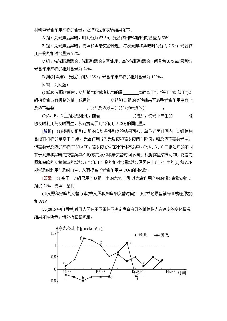 4高考生物二轮复习练习:专题突破14第2页
