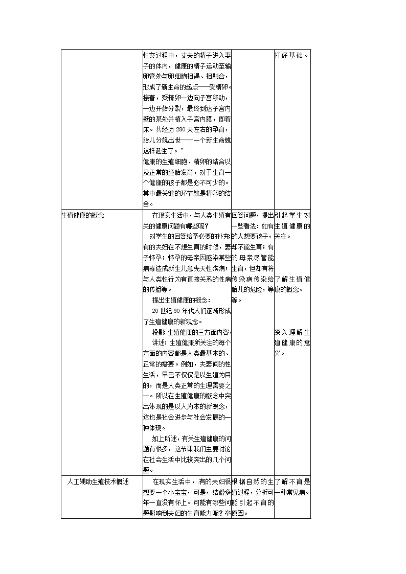 生物：1.4《生殖健康》教案（新人教版选修2）02