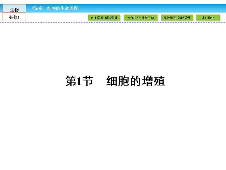 (人教版)高中生物必修一:6.1《细胞的增殖》ppt课件02