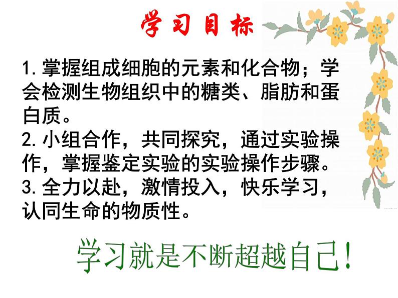 人教版高一生物必修1课件:2.1 细胞中的元素和化合物07
