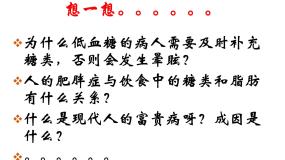 人教版 (新课标)第4节 细胞中的糖类和脂质课前预习ppt课件