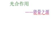 2021学年第五章 细胞的能量供应和利用第4节 能量之源——光与光合作用二 光合作用的原理和应用[55]教课ppt课件