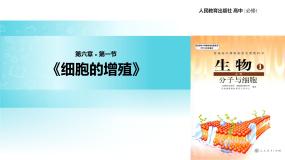 生物必修1《分子与细胞》第1节 细胞的增殖教学课件ppt