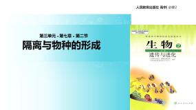 高中生物人教版 (新课标)必修2《遗传与进化》第七章 现代生物进化理论第2节 现代生物进化理论的主要内容二 隔离与物种的形成教学课件ppt