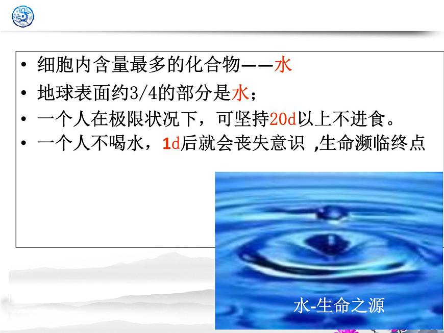 高中生物人教版 (新課標(biāo)) 必修1課件  2.5 細(xì)胞中的無機(jī)物第2頁