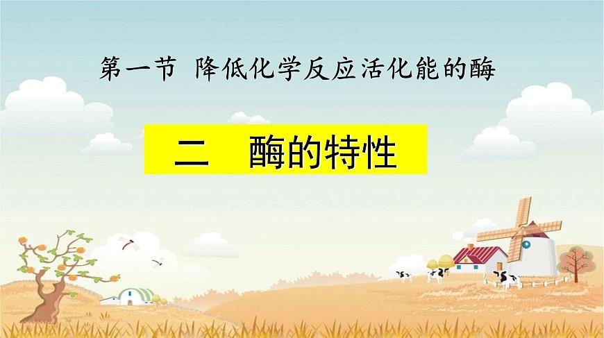 高中生物人教版 (新課標(biāo)) 必修1課件  5.1 降低化學(xué)反應(yīng)活化能的酶（第二課時(shí)）第1頁(yè)