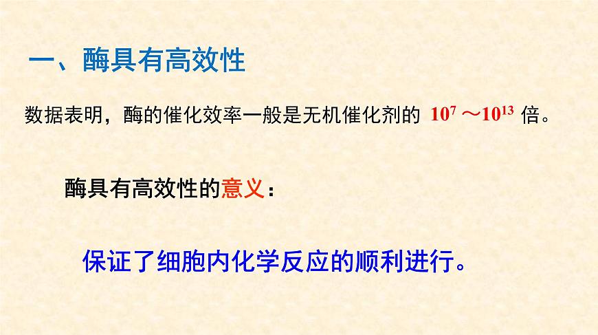 高中生物人教版 (新課標(biāo)) 必修1課件  5.1 降低化學(xué)反應(yīng)活化能的酶（第二課時(shí)）第3頁(yè)